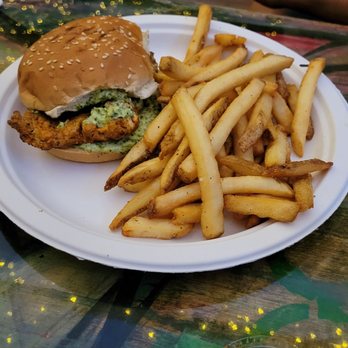 BK JANI - Grilled Chicken Sandwich with fries - Pakistani Near Me - Brooklyn, New York BK JANI - Grilled Chicken Sandwich with fries - Pakistani Near Me - Brooklyn, New York
