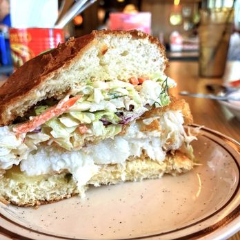 Bardega - Fried Fish Sandwich with Coleslaw - Restaurants Near Me - Laguna Hills, California Bardega - Fried Fish Sandwich with Coleslaw - Restaurants Near Me - Laguna Hills, California