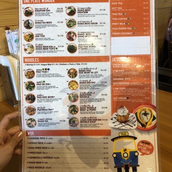 Too Thai Street Eats - menu - Thai Near Me - Carrollton, Texas