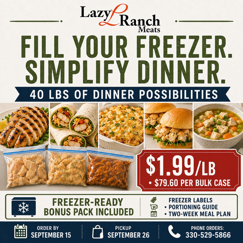 Lazy L Ranch Meats Logo
