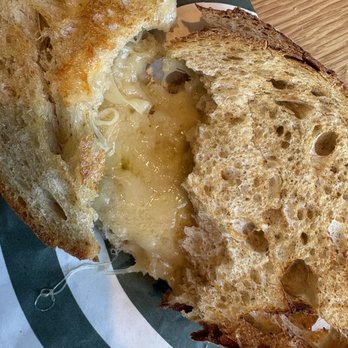 Starbucks - Crispy Grilled Cheese on Sourdough: ooey gooey yumminess - Coffee & Tea Near Me - Brooklyn, New York