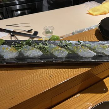 Dozo Omakase and Handroll - Madai Carpaccio - Sushi Bars Near Me - Dallas, Texas Dozo Omakase and Handroll - Madai Carpaccio - Sushi Bars Near Me - Dallas, Texas