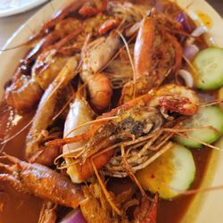 Also, if you skip ordering this, you are truly missing out on this savory, spicy dish  Los mejores!  Langostinos a la cucaracha!