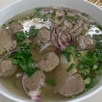 Viet Chubby Boy - Meatball and brisket pho is PHOnomenal. - Asian Fusion Near Me - Honolulu, Hawaii