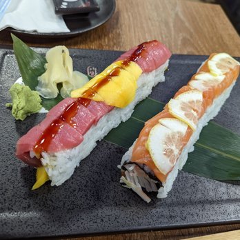 Mj Sushi - Mango roll and 49er roll-- two must haves when visiting - Sushi Bars Near Me - Danville, California Mj Sushi - Mango roll and 49er roll-- two must haves when visiting - Sushi Bars Near Me - Danville, California