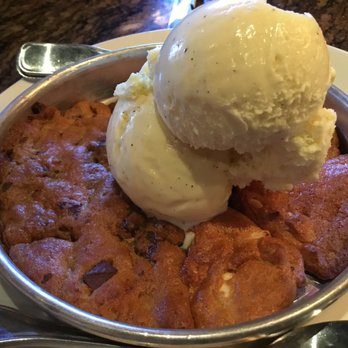 BJ's Restaurant & Brewhouse - Pazookie (1/2 choc chip and 1/2 white choc macadamia nut) - New American Near Me - Hurst, Texas BJ's Restaurant & Brewhouse - Pazookie (1/2 choc chip and 1/2 white choc macadamia nut) - New American Near Me - Hurst, Texas