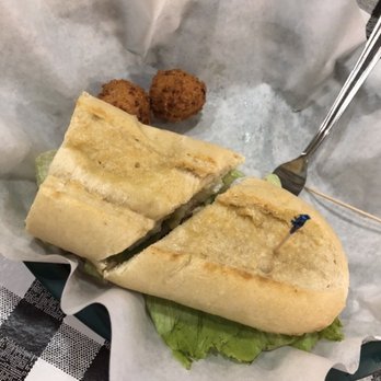 Flying Fish - Fried grouper poor boy: $11.99 - Seafood Near Me - Bentonville, Arkansas Flying Fish - Fried grouper poor boy: $11.99 - Seafood Near Me - Bentonville, Arkansas