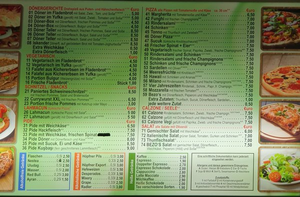Menu photo 3 Bezos Grill Karlsruhe, BW Menu photo 3 Bezos Grill Karlsruhe, BW