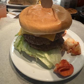 The Rex Burger & Lobster - Double Burger Grilled Cheese with lobster - American Near Me - Mineola, New York The Rex Burger & Lobster - Double Burger Grilled Cheese with lobster - American Near Me - Mineola, New York