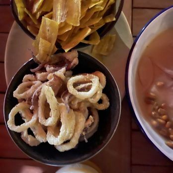 Tio Lucho's - Fried Calamari & Plantain Chips - Peruvian Near Me - Atlanta, Georgia