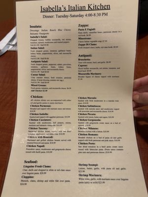 Menu photo 5 Isabella's Italian Kitchen Burbank, CA