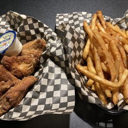 Fat Shack - 6 Lemon Pepper Wings ($10) and a side of fries ($3)