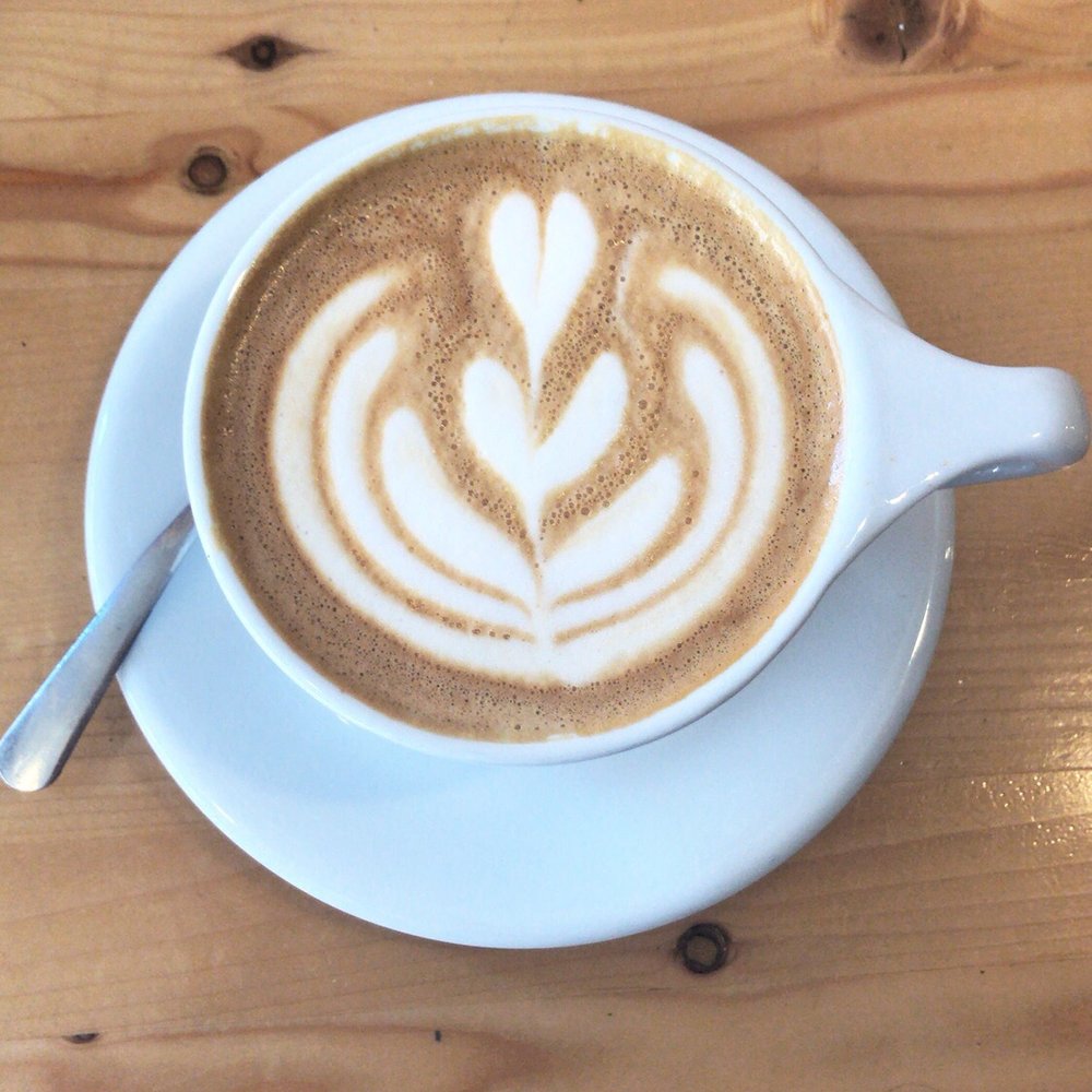 High Five Coffee - Caramel latte - Coffee & Tea Near Me - Asheville, North Carolina