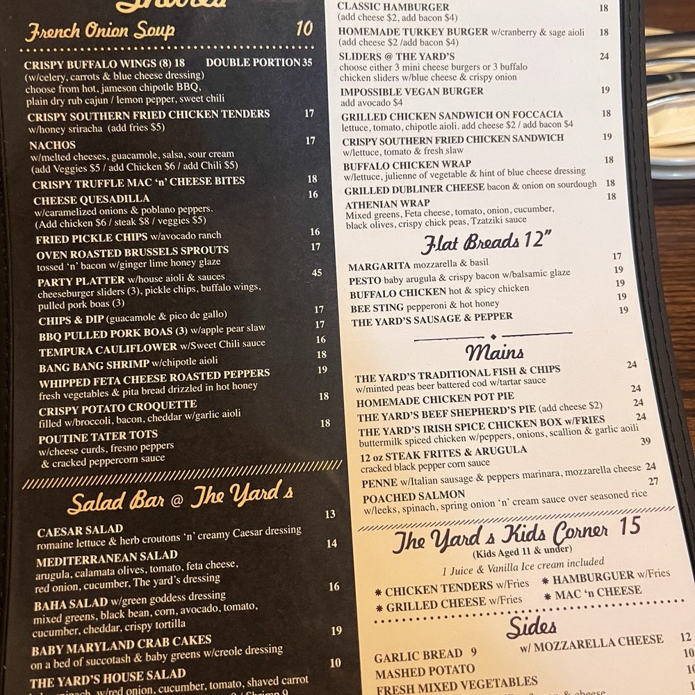 Menu Menu