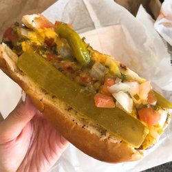 Chicks and Dogs - Chi-town Dog with Fries