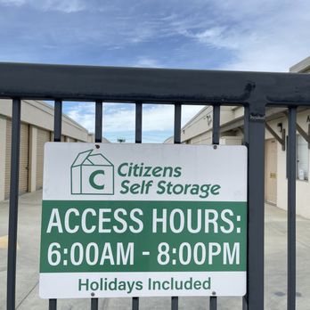 Citizens Self Storage - Access Hours - Self Storage Near Me - Camarillo, California