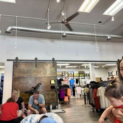 Inside store