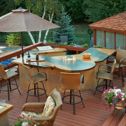 Custom Outdoor Kitchen Islands by The Outdoor GreatRoom Company