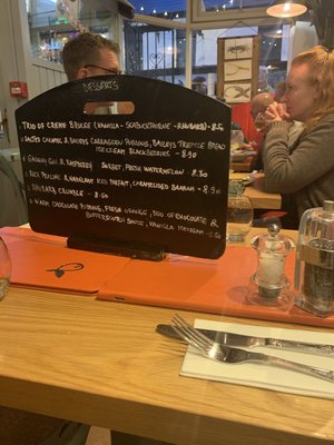 Menu photo 8 Oscars Seafood Bistro Galway, G Menu photo 8 Oscars Seafood Bistro Galway, G