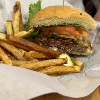 Mountain Sun Pub & Brewery - 1/2 S.O.B burger and fries. - Pubs Near Me - Boulder, Colorado Mountain Sun Pub & Brewery - 1/2 S.O.B burger and fries. - Pubs Near Me - Boulder, Colorado