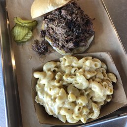Chopped beef with green chili mac Chopped beef with green chili mac