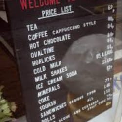 Sidoli Cafe - As the retro menu shows....you pay less than half compared to costa / starbucks etc...for real coffee!!