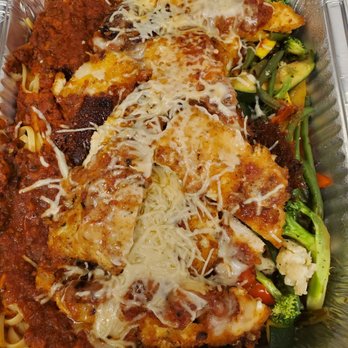 River City Grill - Chicken Paramesan Platter served with Penne Marinara and Grilled Vegetables - Mediterranean Near Me - Yuma, Arizona River City Grill - Chicken Paramesan Platter served with Penne Marinara and Grilled Vegetables - Mediterranean Near Me - Yuma, Arizona