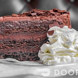 Twist It Top It - Chocolate Fudge Cake Slice