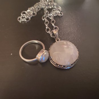 Lion and Blue - The stone fell out the ring so they fixed it and the now pendent used to be a ring they made to necklace! So pretty! Thanks guys! - Jewelry Near Me - Lakewood, Ohio Lion and Blue - The stone fell out the ring so they fixed it and the now pendent used to be a ring they made to necklace! So pretty! Thanks guys! - Jewelry Near Me - Lakewood, Ohio