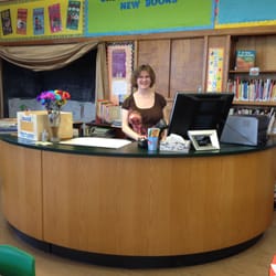 Newly renovated library. Hands-on science lab!