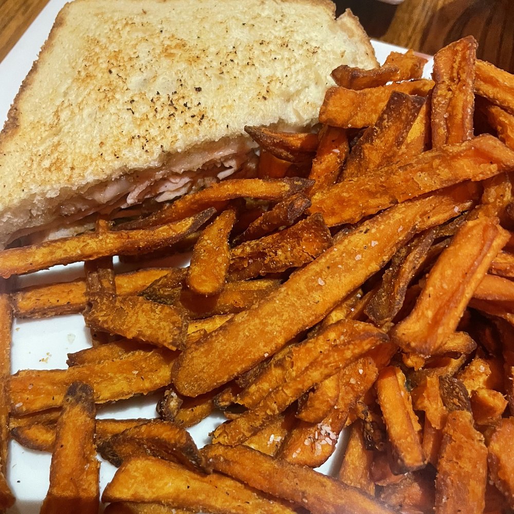 Alien Brew Pub - Albuquerque Turkey with Sweet Potato Fries - Burgers Near Me - Albuquerque, New Mexico