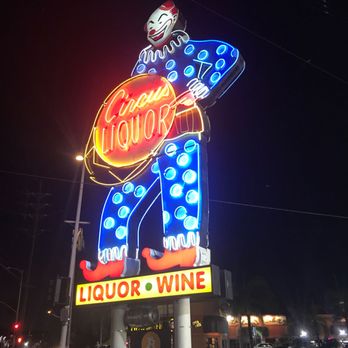 Circus Liquor - The iconic clown sign. - Beer, Wine & Spirits Near Me - North Hollywood, California Circus Liquor - The iconic clown sign. - Beer, Wine & Spirits Near Me - North Hollywood, California