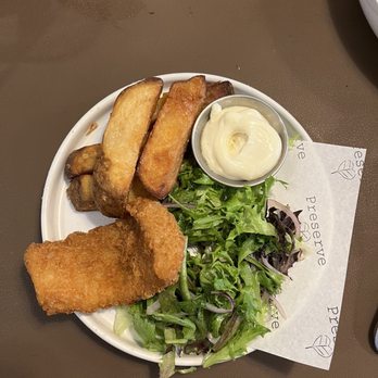 Preserve - Fish and Chips (this is a half portion! they plated our food separately since we were sharing.) - Bars Near Me - Annapolis, Maryland