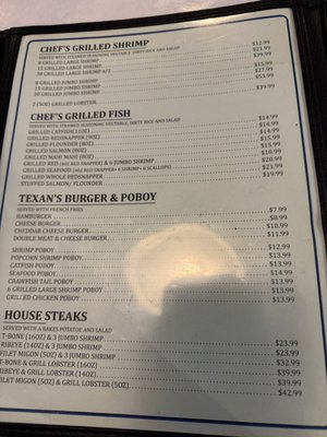 Menu photo 7 Angleton Seafood Angleton, TX