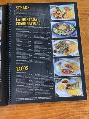 Menu photo 5 La Montaña Mexican Grill Athens, GA