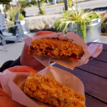 Sunshine Drip - Raspberry and lemon crumbles - Breakfast & Brunch Near Me - Coupeville, Washington