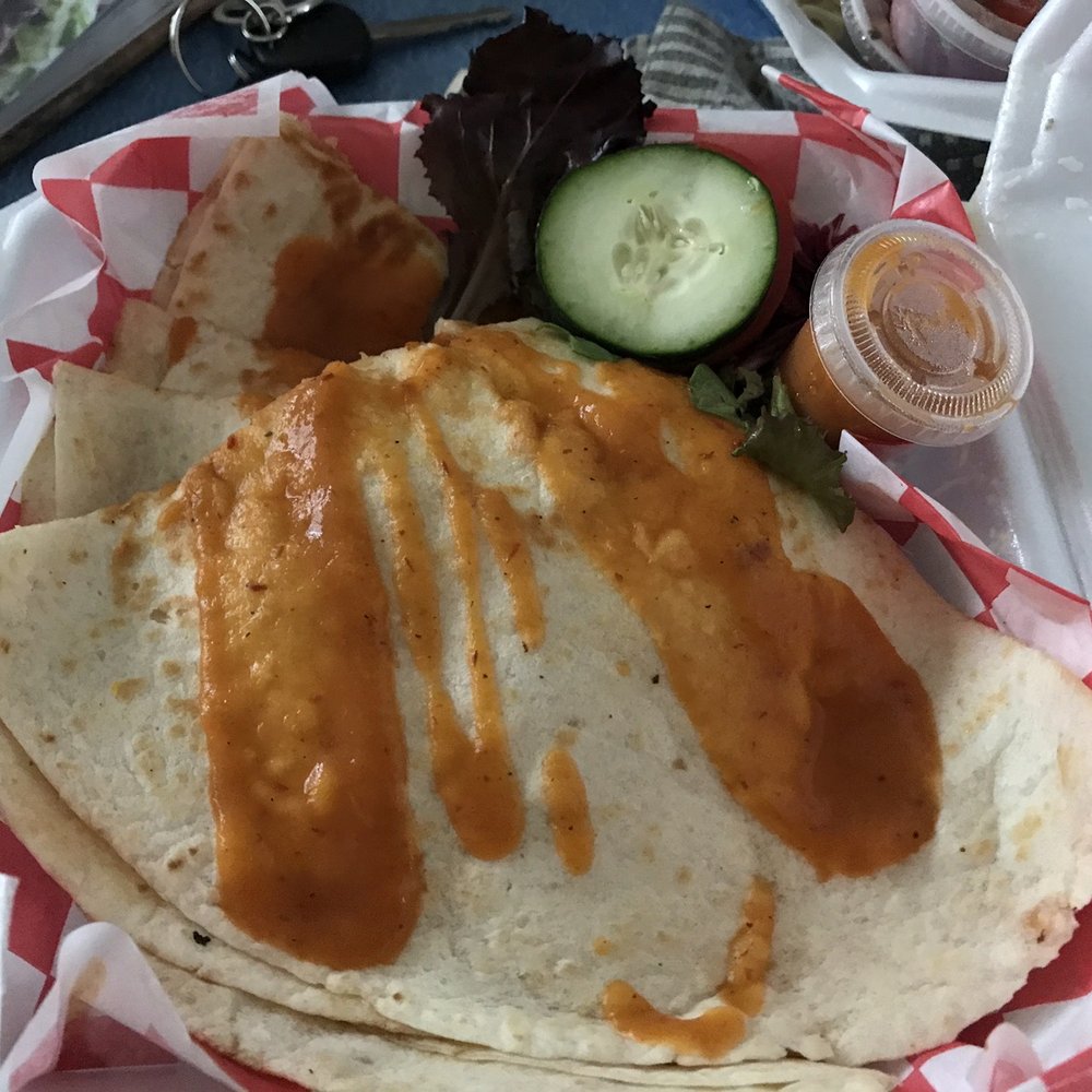 fish factor 108 - Artichoke chicken quesadilla - Food Trucks Near Me - Fergus Falls, Minnesota