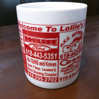 Lollies Cafe - Coffee cup with adverts. Welcome to Lollie's! - Cafes Near Me - Sparta, Illinois Lollies Cafe - Coffee cup with adverts. Welcome to Lollie's! - Cafes Near Me - Sparta, Illinois