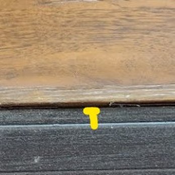 Cobalt Painting - Gap where weather-stripping use to be. Not fixed. - Painters Near Me Cobalt Painting - Gap where weather-stripping use to be. Not fixed. - Painters Near Me