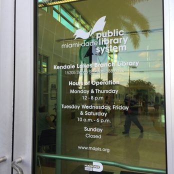 Miami-Dade Public Library System - Kendale Lakes Branch - Libraries Near Me - Miami, Florida