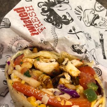 Twisted Fresh - Kung Pao wrap for the win - New American Near Me - Overland Park, Kansas