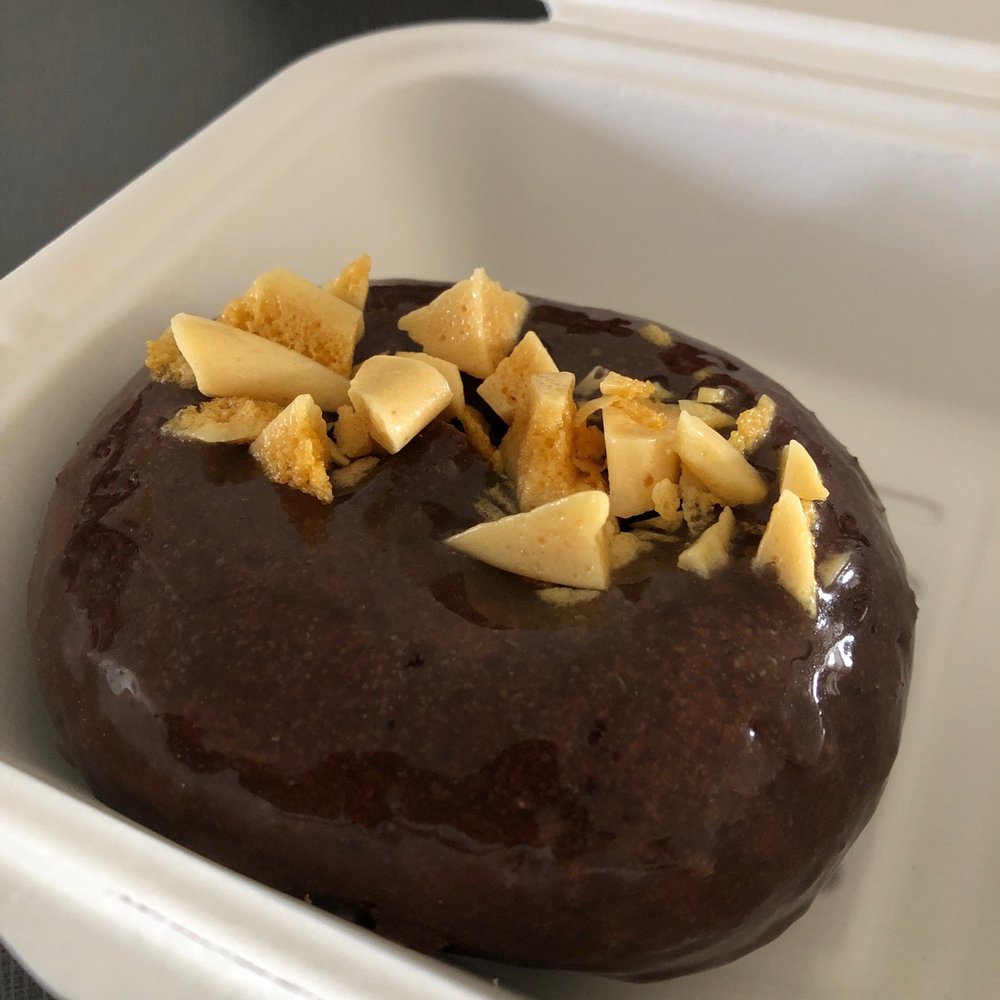 Sponge toffee donut