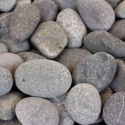 Exotic Pebbles and Glass - Mexican Beach Pebbles - Grey / Black 1"-2". Everyone's favorite!!