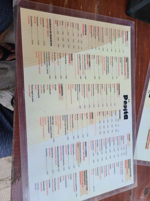 Menu photo 1 La Pepita Puerto Morelos, ROO