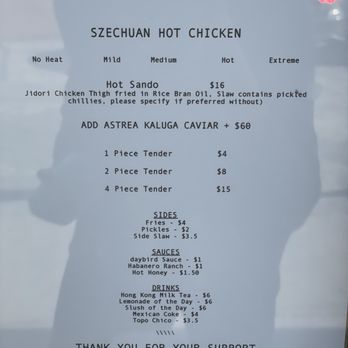 Daybird - Menu - Chicken Shop Near Me - Los Angeles, California Daybird - Menu - Chicken Shop Near Me - Los Angeles, California
