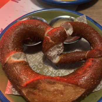 Fort Point - Valencia - Happy hour pretzel with beer cheese and mustard - Breweries Near Me - San Francisco, California Fort Point - Valencia - Happy hour pretzel with beer cheese and mustard - Breweries Near Me - San Francisco, California