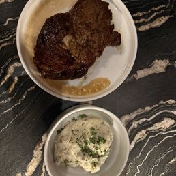 16oz Ribeye + Garlic Mashed Potatoes 16oz Ribeye + Garlic Mashed Potatoes