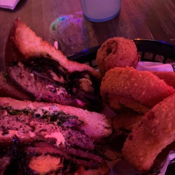 The Hills Pub - The guilty veggie, No sweet potato patty. Real meat patty with jalapeno candied bacon - Pubs Near Me - La Mesa, California The Hills Pub - The guilty veggie, No sweet potato patty. Real meat patty with jalapeno candied bacon - Pubs Near Me - La Mesa, California