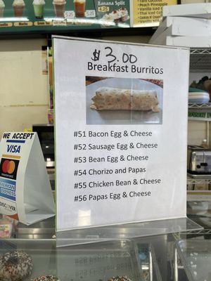 Menu photo 3 Donuts Park Pacoima, CA