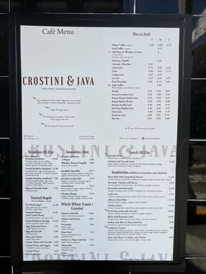 Menu photo 8 Crostini & Java San Francisco, CA